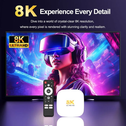WOOPKER Smart TV Box H96 MAX M2 PLUS Rockchip RK3528 8K WiFi6 BT5.4 Google Voice Assistant Media Player 2025 Newest Set Top Box