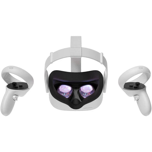 Oculus Quest 2 Advanced All-In-One Virtual Reality Gaming Headset with 2 Silicone Mask Pad & Face Cover