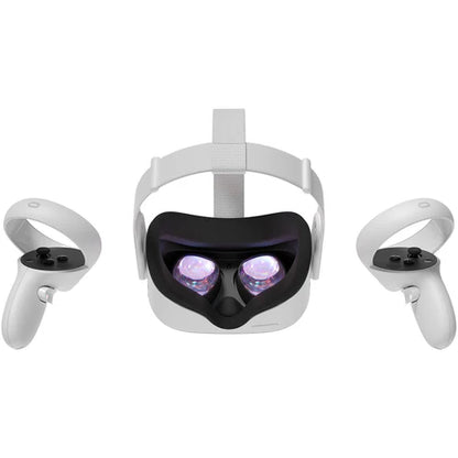 Oculus Quest 2 Advanced All-In-One Virtual Reality Gaming Headset with 2 Silicone Mask Pad & Face Cover