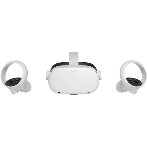 Oculus Quest 2 Advanced All-In-One Virtual Reality Gaming Headset with 2 Silicone Mask Pad & Face Cover
